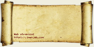 Omilj Ćosić vizit kartica